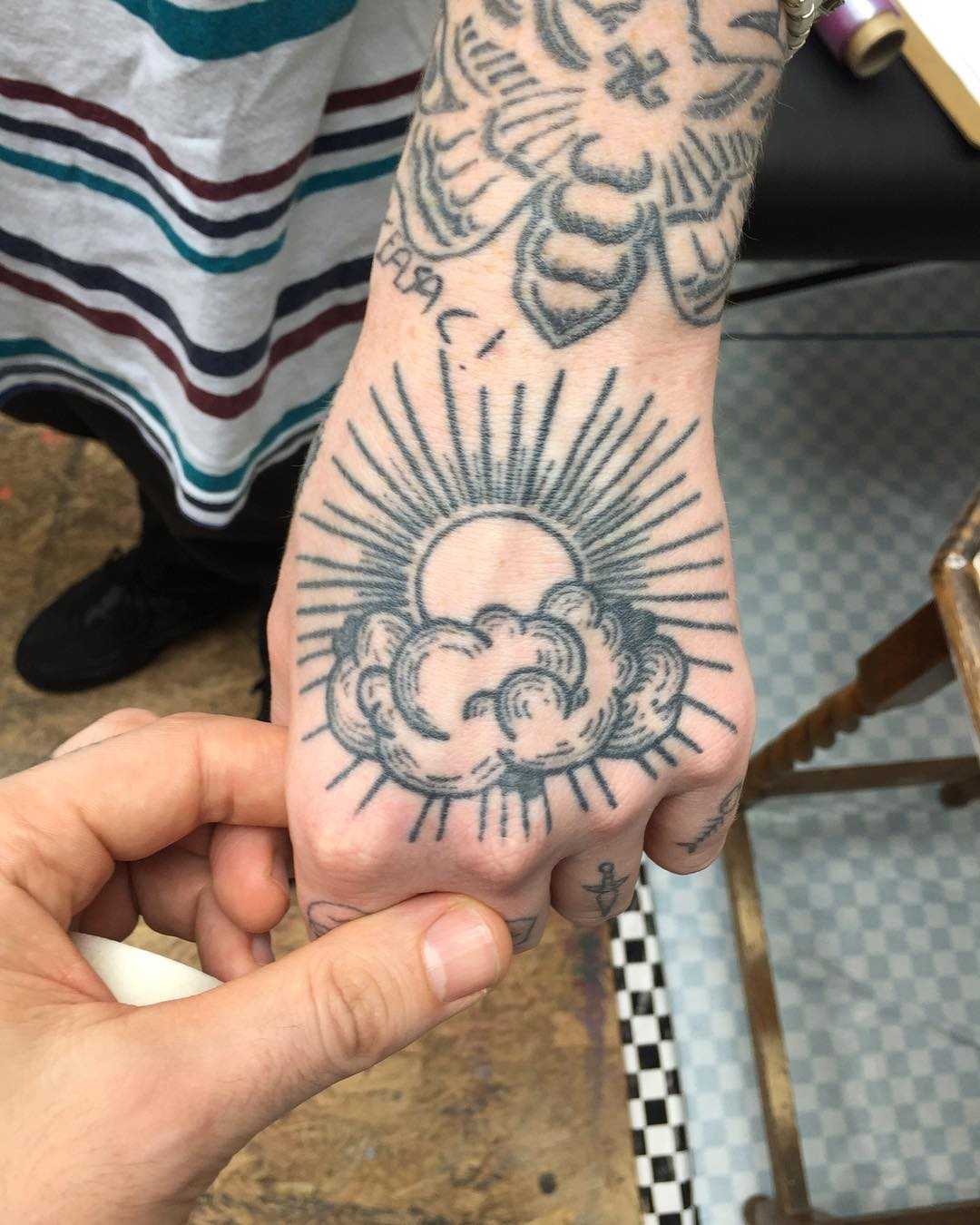 34 Sun Rays Through Clouds Tattoo Ideas Cloud Tattoo Clouds Sun Rays