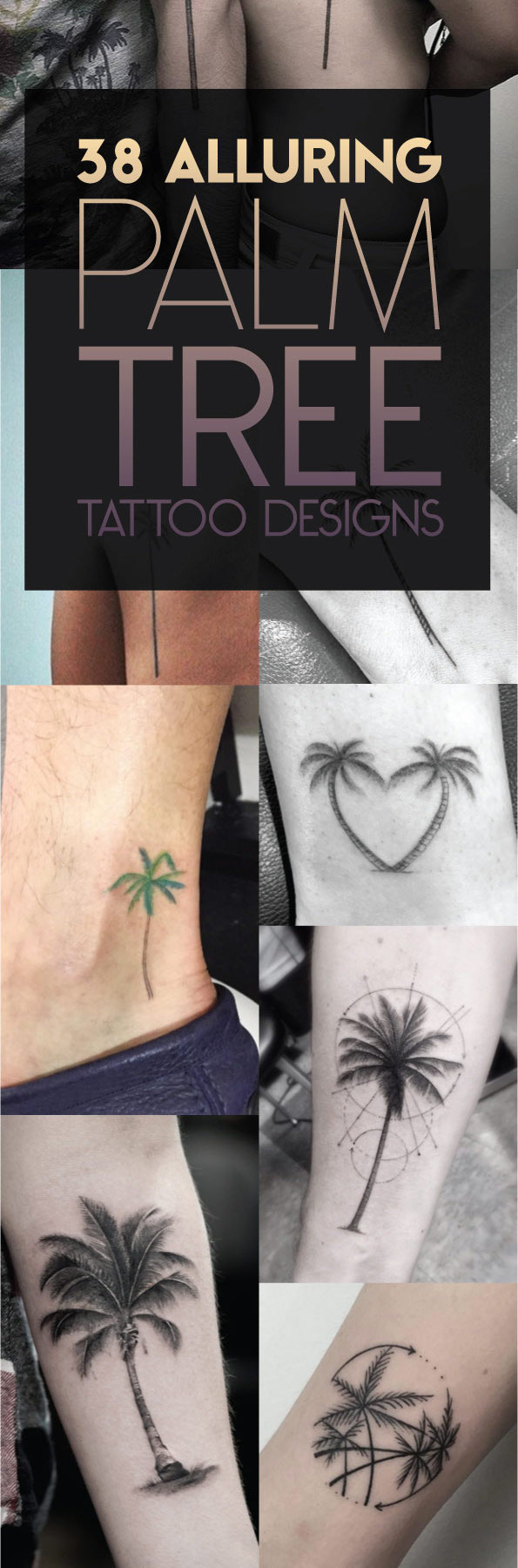 38 Alluring Palm Tree Tattoo Designs Tattooblend