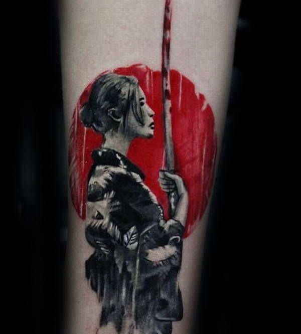 40 Katana Tattoo Designs For Men Japanese Sword Ink Ideas