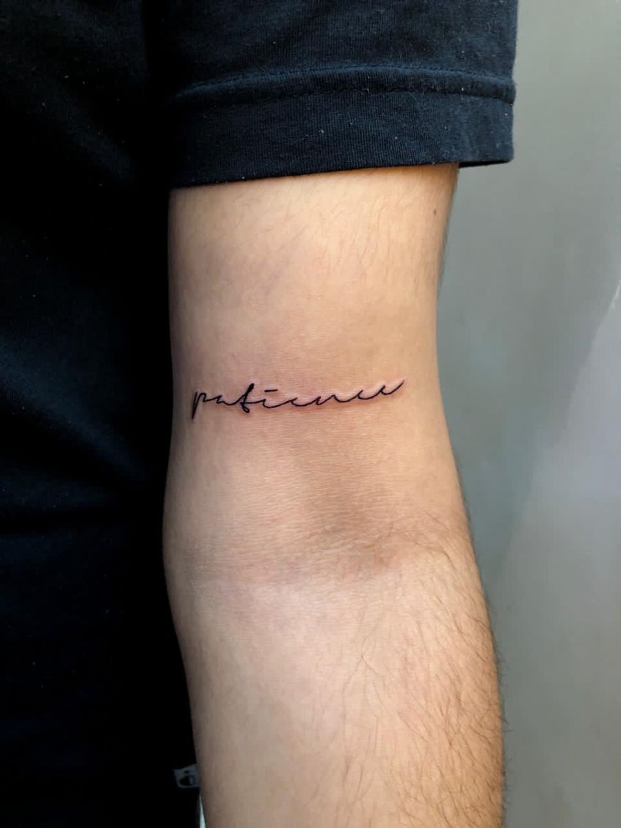 40 Meaningful Patience Tattoo