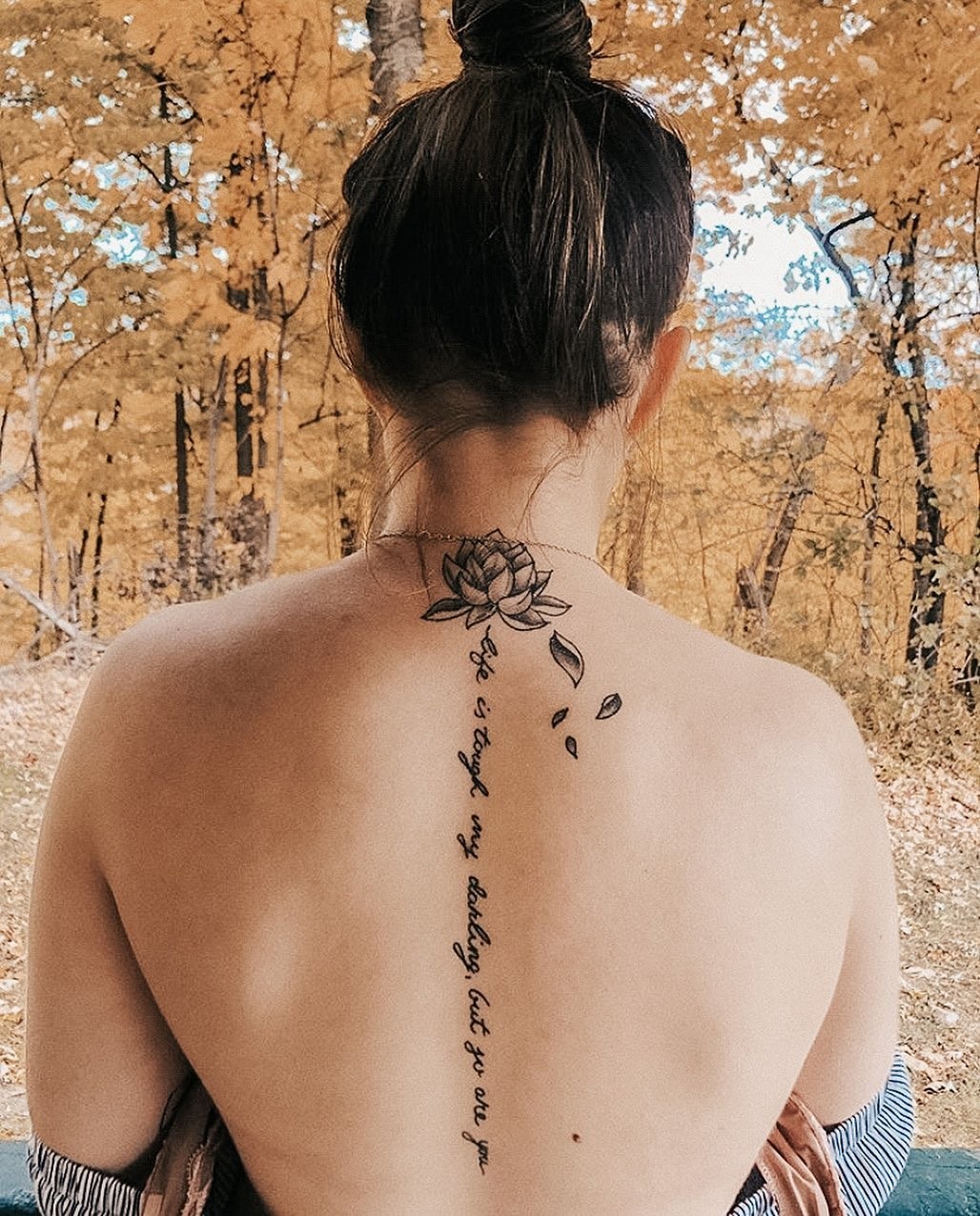 40 Spine Tattoo Ideas For Women Art And Design