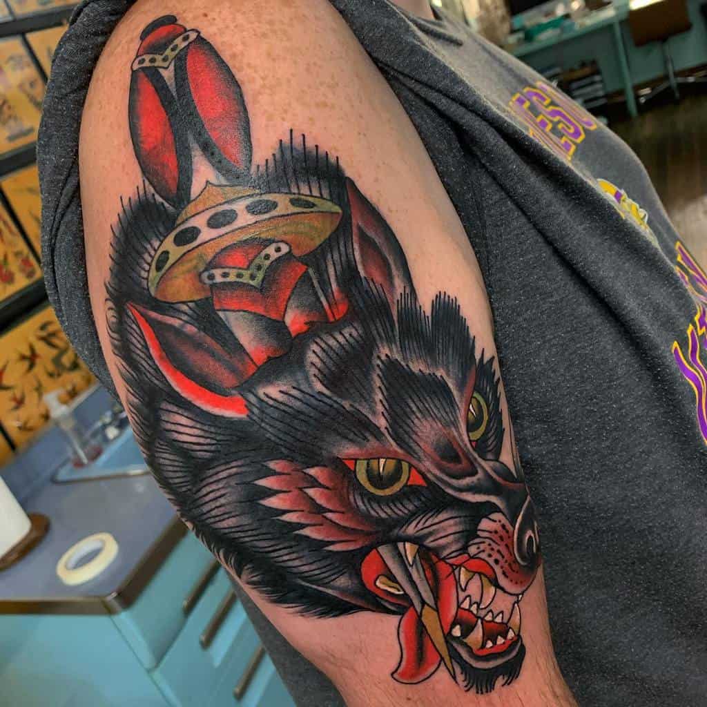 43 Traditional Wolf Tattoo Designs For Men 2023 Guide