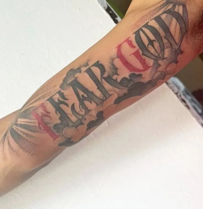 47 Unique Fear God Tattoo Ideas That Are Spiritual In 2022 In 2022 God Tattoos Tattoos Half