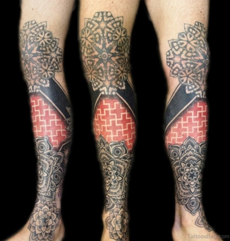 50 Brilliant Geometric Tattoos On Leg Tattoo Designs Tattoosbag Com