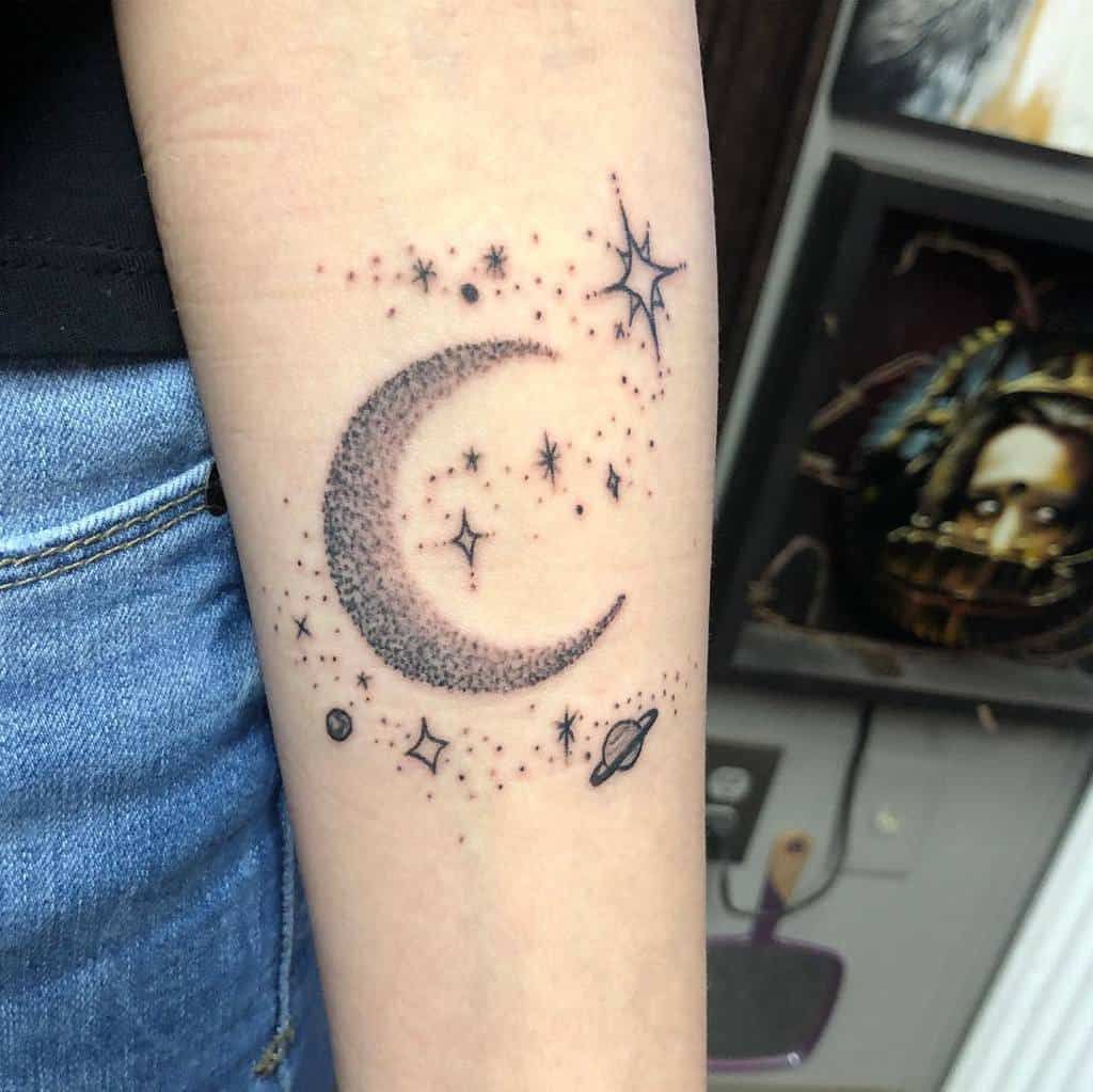 50 Cool Moon And Stars Tattoo Ideas 2024 Inspiration Guide Moon Tattoo Designs Moon Star