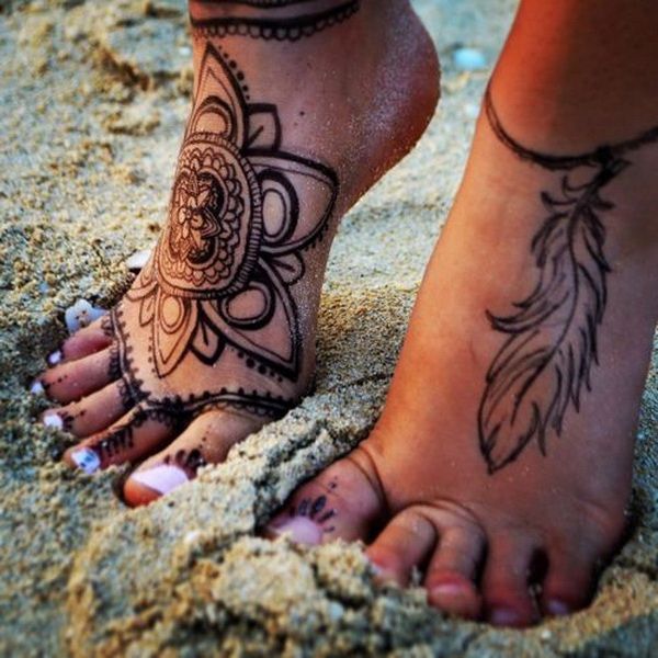 50 Elegant Foot Tattoo Designs For Women For Creative Juice Foot