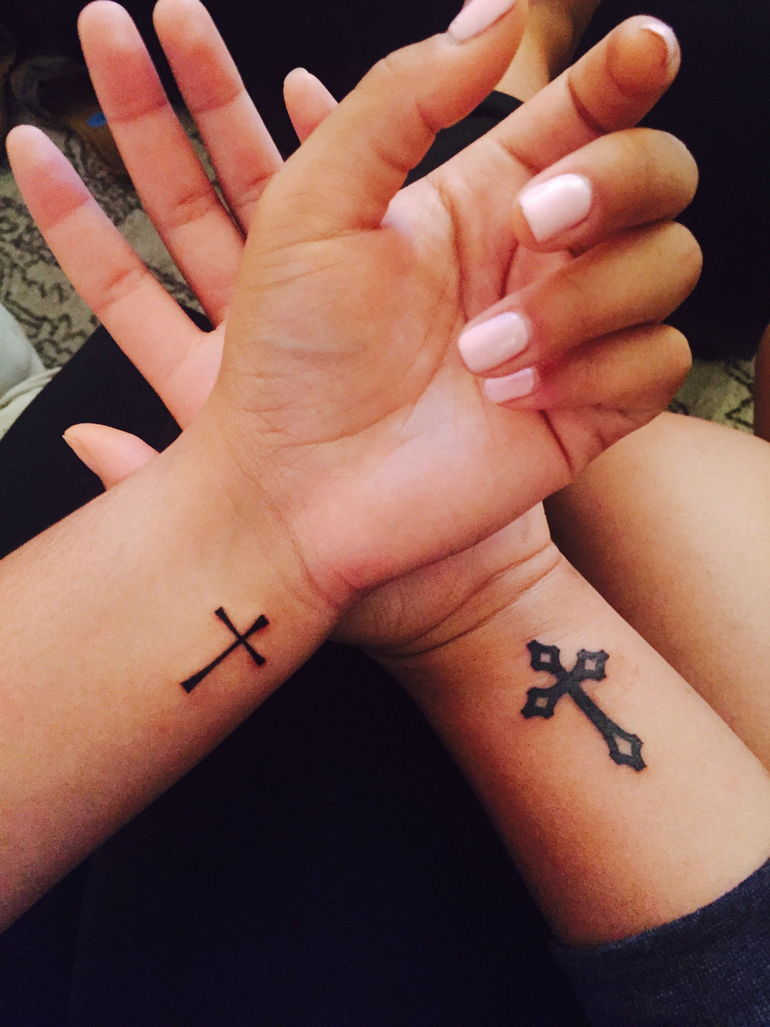 50 Mini Cross Tattoo On Wrist Design Inspirations For You