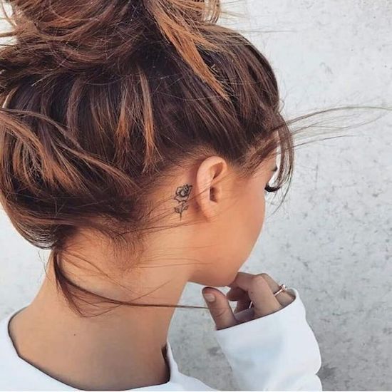 50 Uniqueness Of Behind The Ear Tattoos Ideas In 2020 Behind Ear