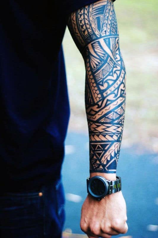 53 Tribal Forearm Tattoos For Men 2023 Inspiration Guide