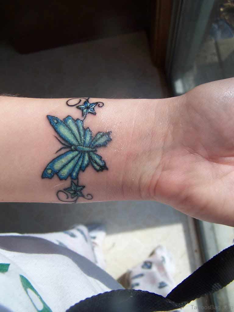 54 Divine Butterfly Wrist Tattoos Design