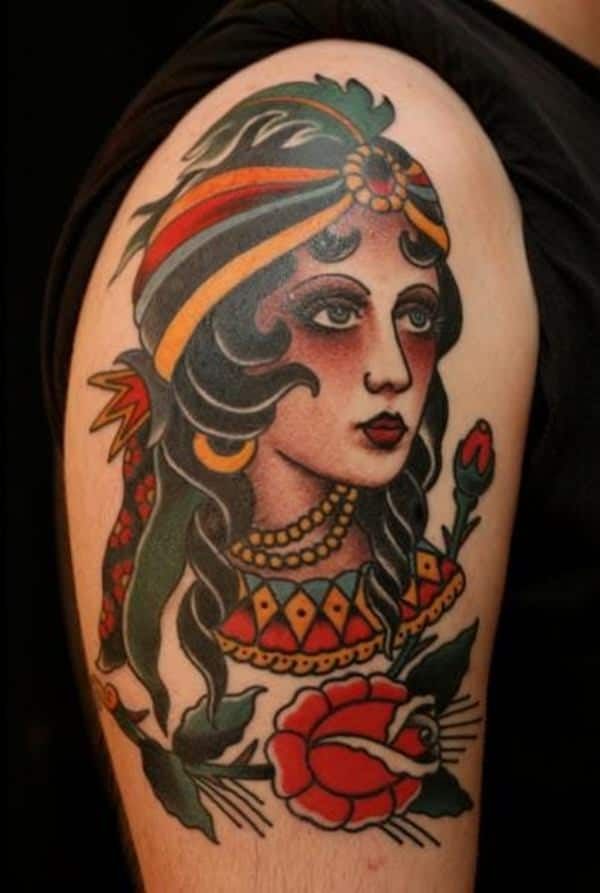 55 Beautiful Gypsy Tattoos For Those Forever Wandering