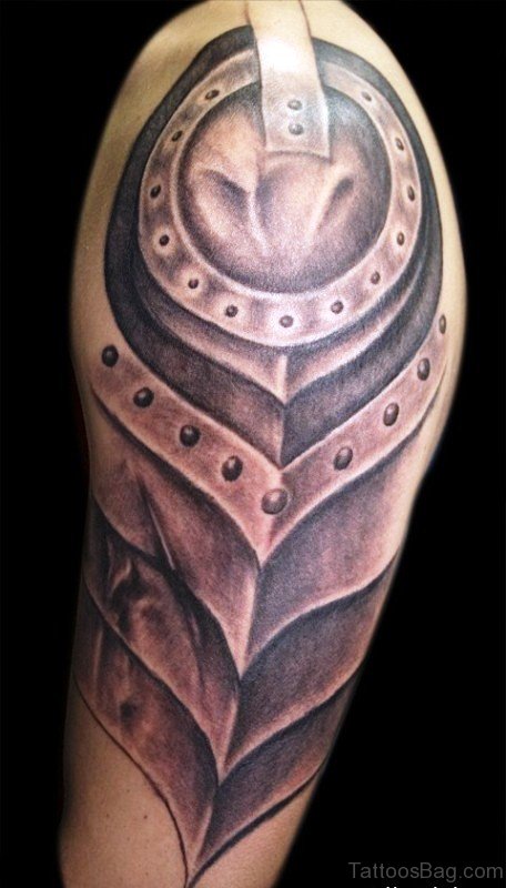 60 Fantastic Armour Tattoo On Shoulder Tattoo Designs Tattoosbag Com