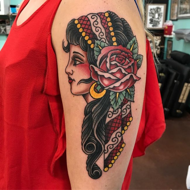 65 Enchanting Gypsy Tattoos Designs And Meaning 2019