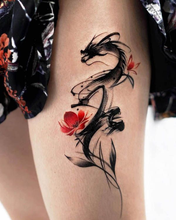 66 Alluring Thigh Tattoos For Women With Meaning Our Mindful Life