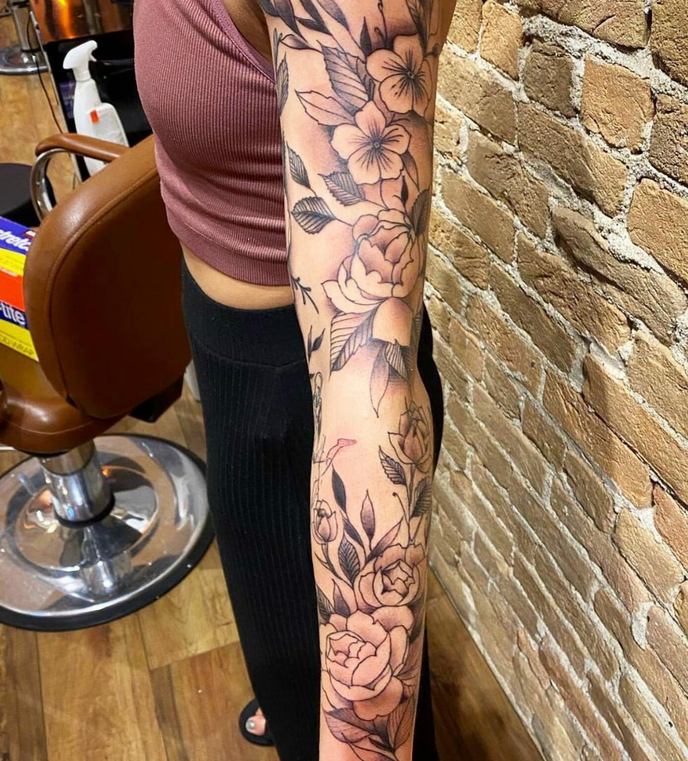 66 Amazing Floral Sleeve Tattoo Ideas To Inspire You In 2023 32 Outsons