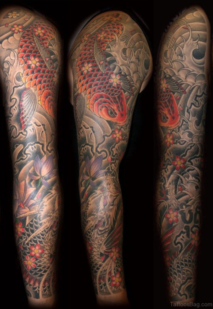 66 Stunning Fish Tattoos On Full Sleeve Tattoo Designs Tattoosbag Com