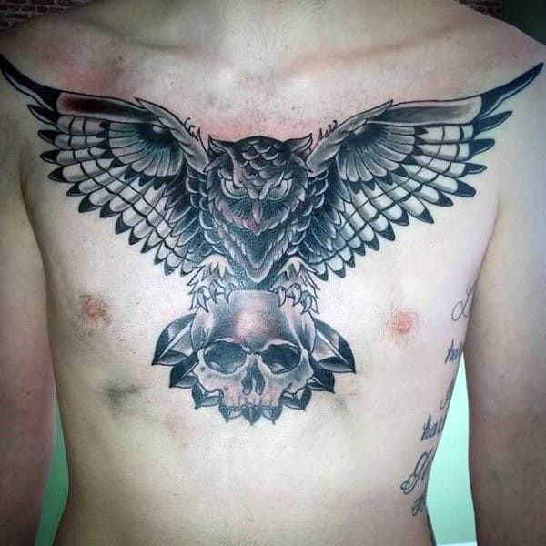 70 Cool Traditional Owl Tattoo Designs For Men 2023 Guide