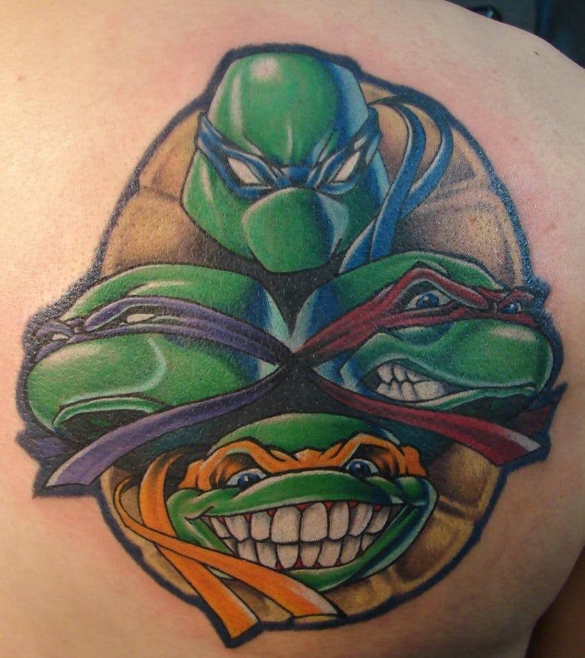 70 Epic Teenage Mutant Ninja Turtle Tattoo Designs For Men Ninja