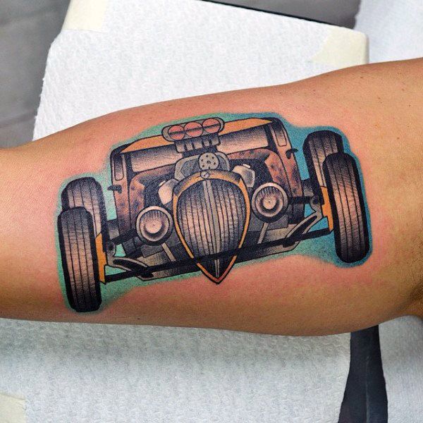 70 Hot Rod Tattoo Designs For Men Automobile Aficionado Ideas Artofit