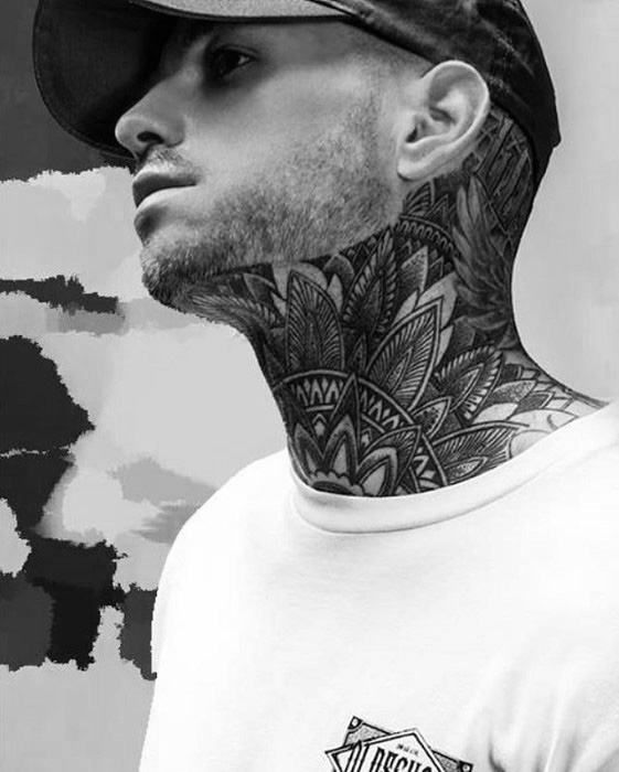 70 Mandala Tattoo Designs For Men Symbolic Ink Ideas Full Neck