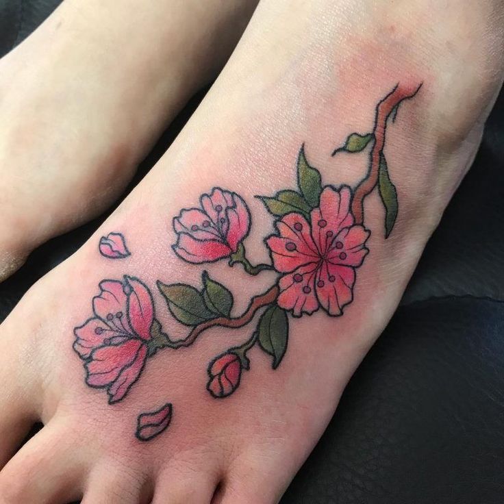 75 Astonishing Cherry Blossom Tattoos And Their Meaning