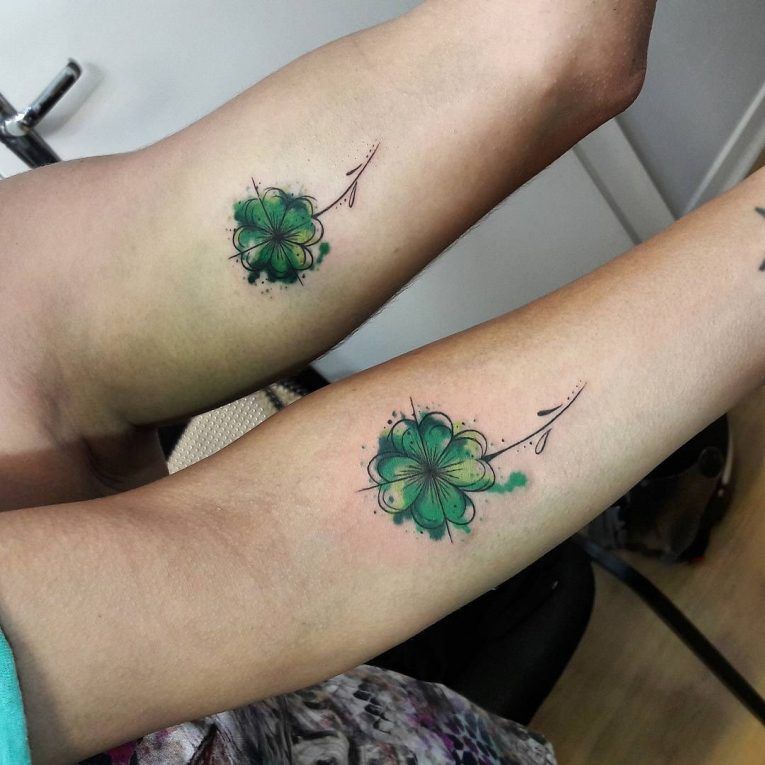 75 Colorful Shamrock Tattoo Designs Traditional Symbol Of Luck