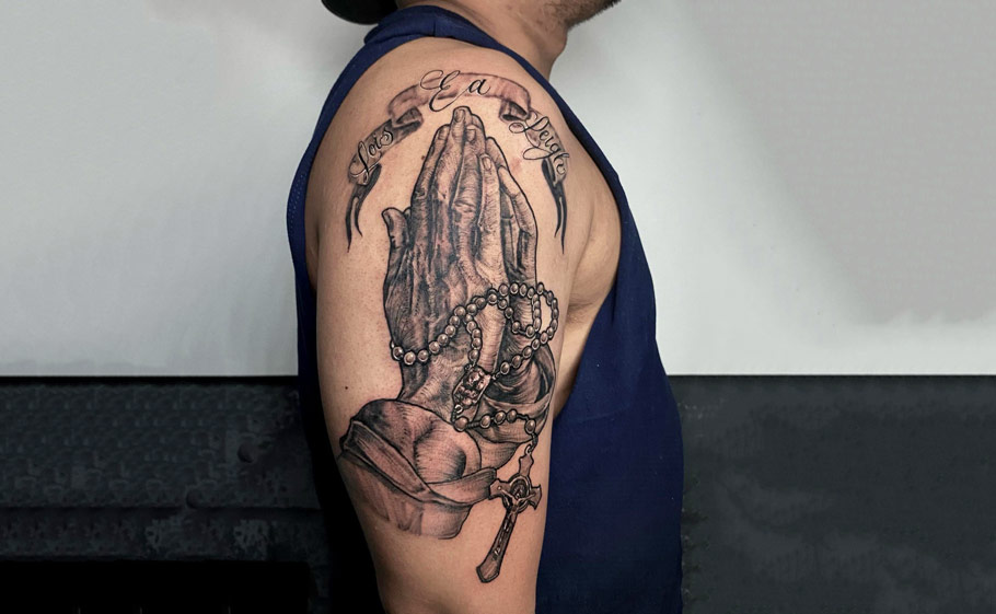 75 Enlightening Forms Of Rosary Tattoos That Will Restore Your Faith