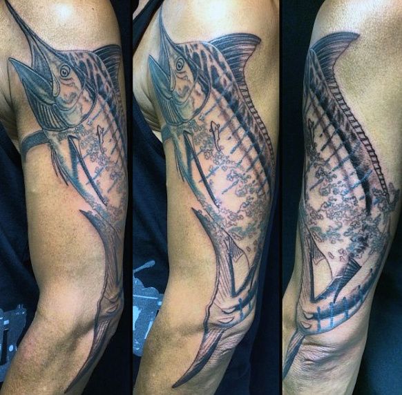 75 Fishing Tattoos For Men Reel In Manly Design Ideas