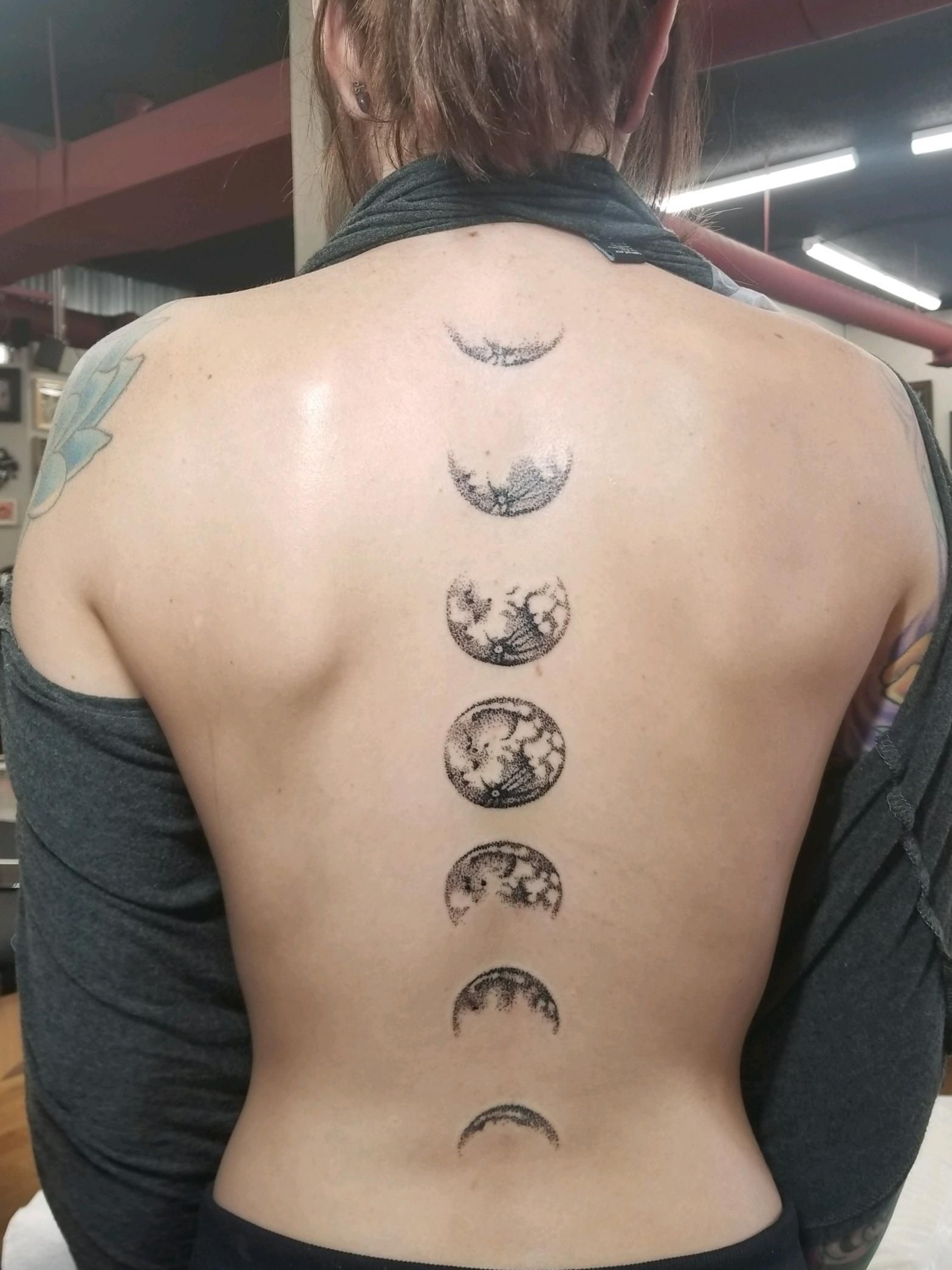 75 Unique Moon Phases Tattoo Designs For Men 2023 Guide