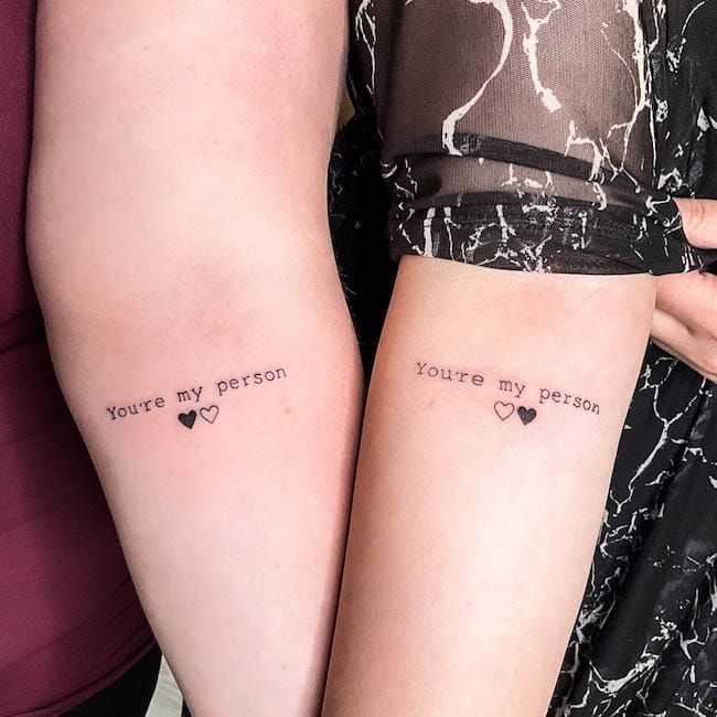 79 Hearty Matching Best Friend Tattoos With Meanings Matching Best