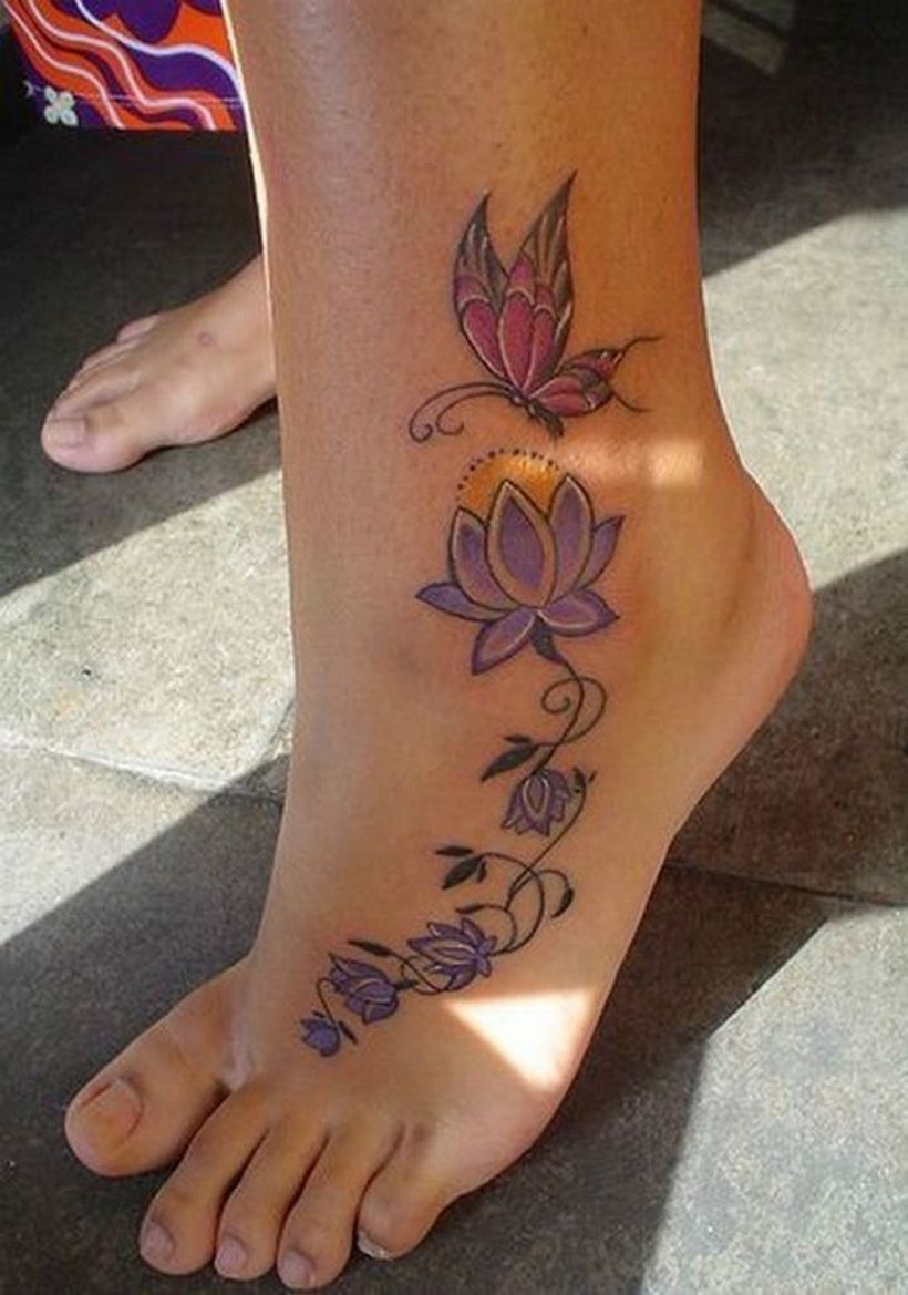 80 Beautiful Ankle Tattoo Ideas For Women Leg Tattoos Trendy Tattoos