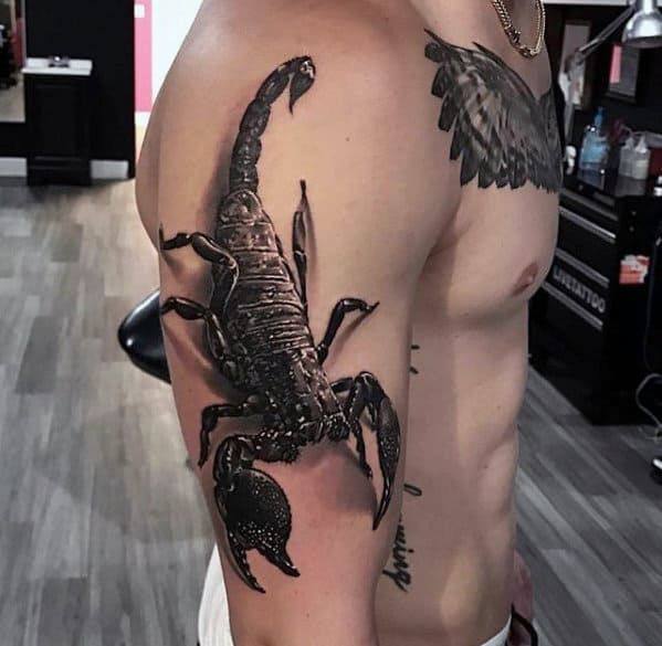 85 3D Scorpion Tattoos On Back Tattoo Designs Tattoosbag Com