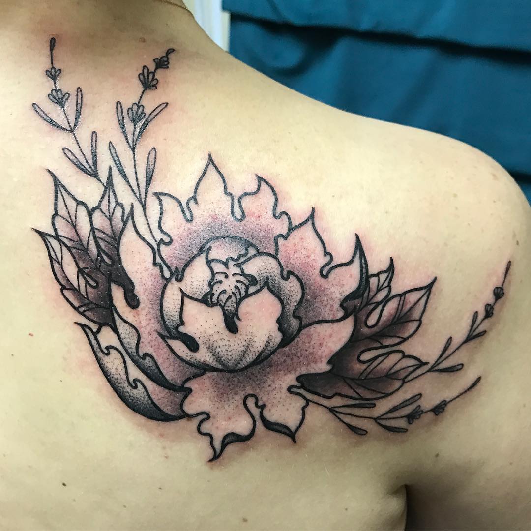 85 Best Peony Tattoo Designs Meanings Powerful Artistic 2019