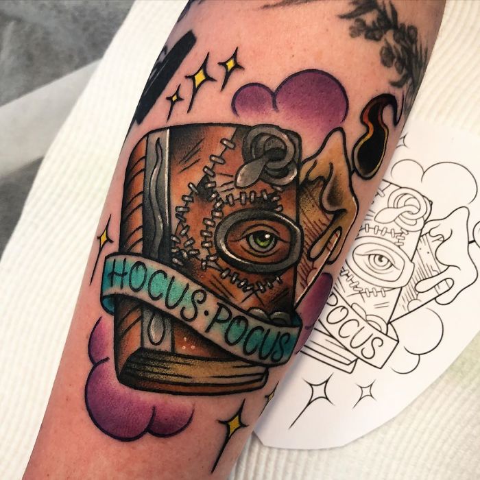 89 Hocus Pocus Tattoos That Really Put A Spell On You