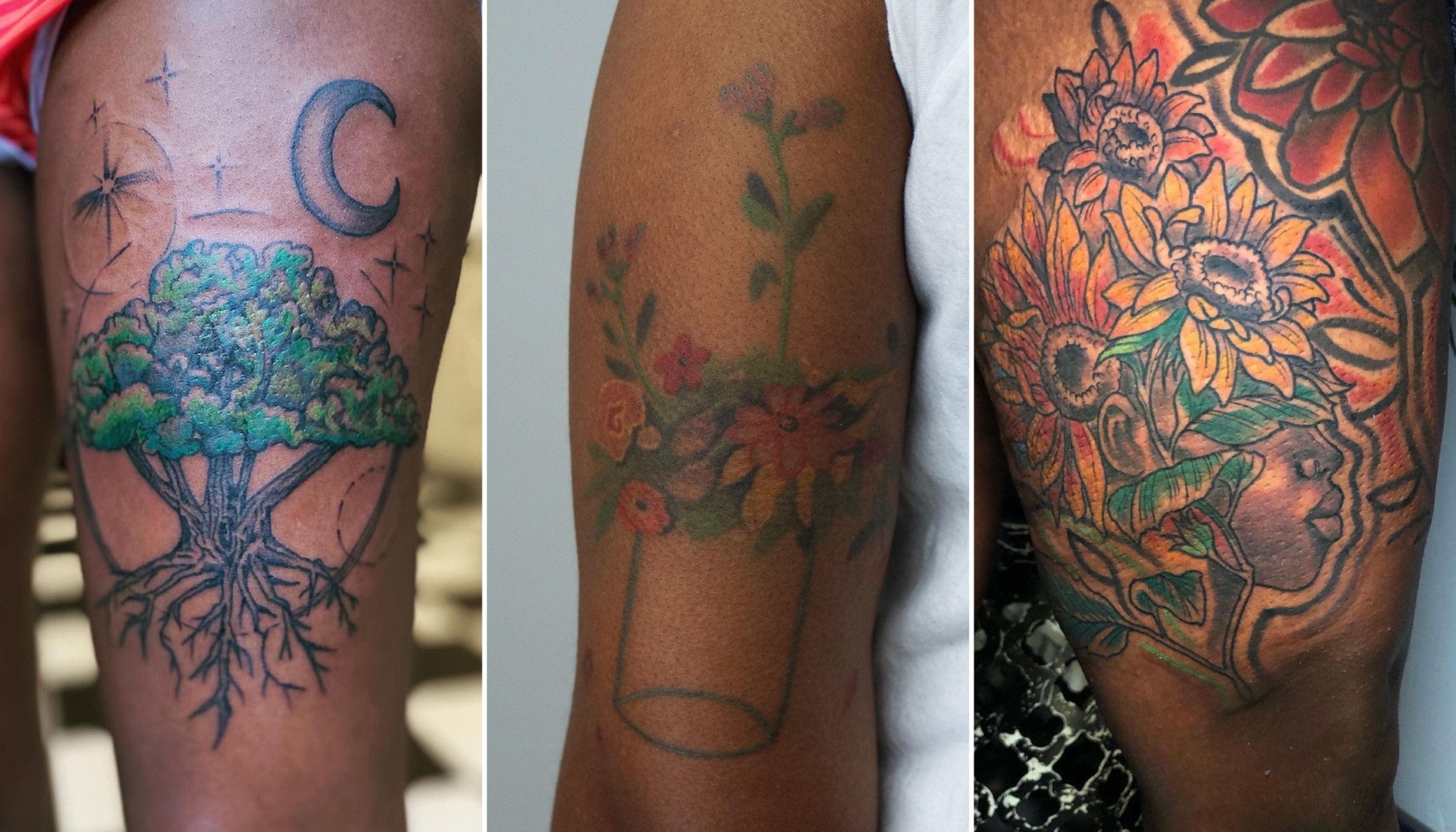 9 Beautiful Tattoos On Dark Skin For Males And Females Styles At Life