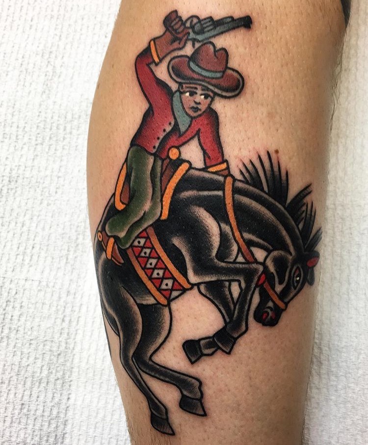 90 Cowboy Tattoos For Men 2023 Inspiration Guide