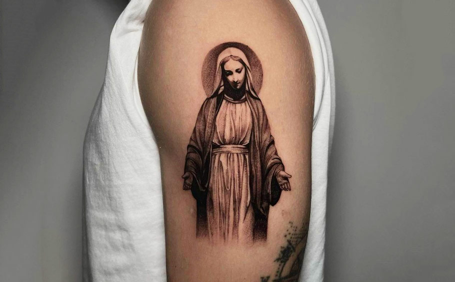 94 Virgin Mary Tattoo Ideas To Show Your Faith