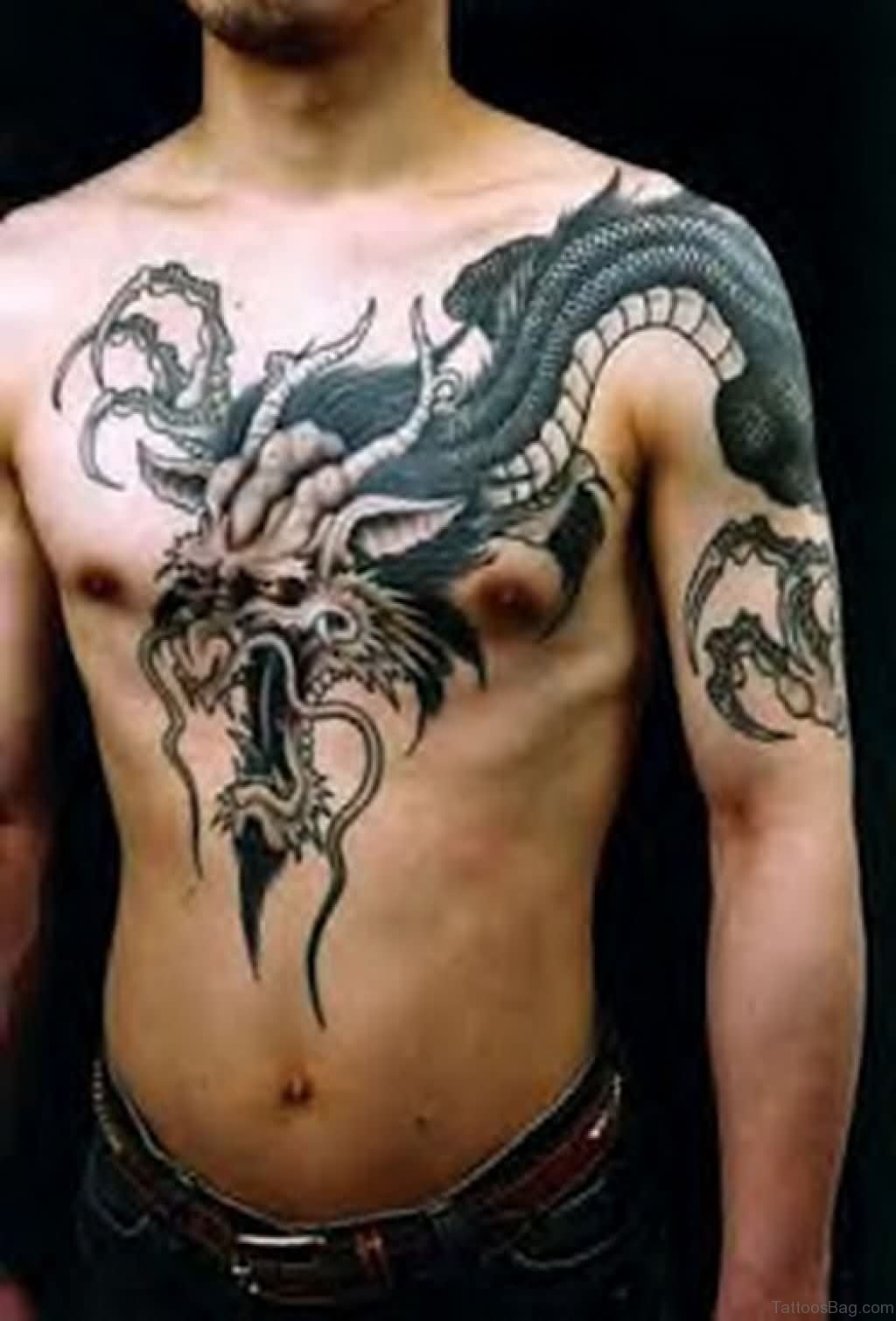 98 Magnificent Chest Tattoo