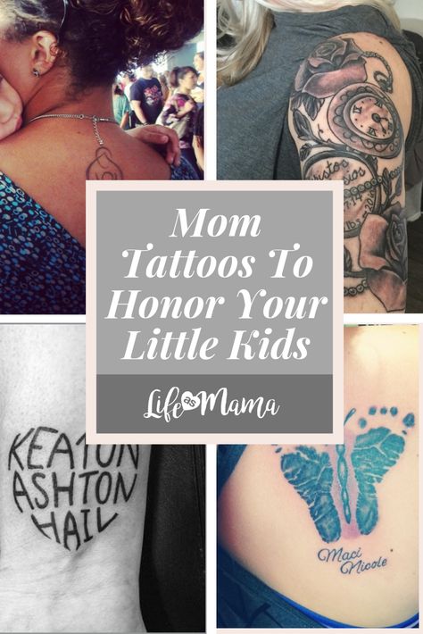 A Gorgeous Collection Of 15 Mom Tattoos Honoring Children Tattoos