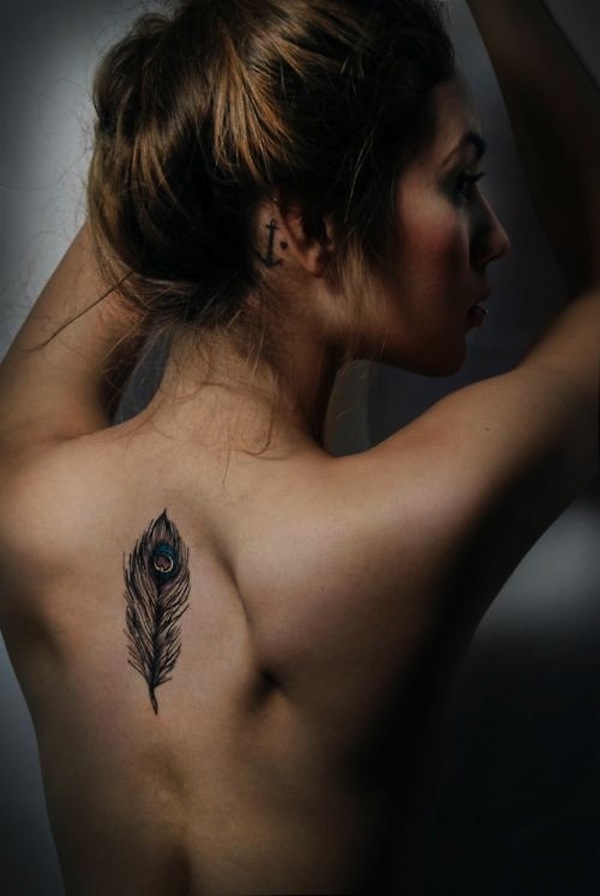 Adorable Feather Tattoos Ideas