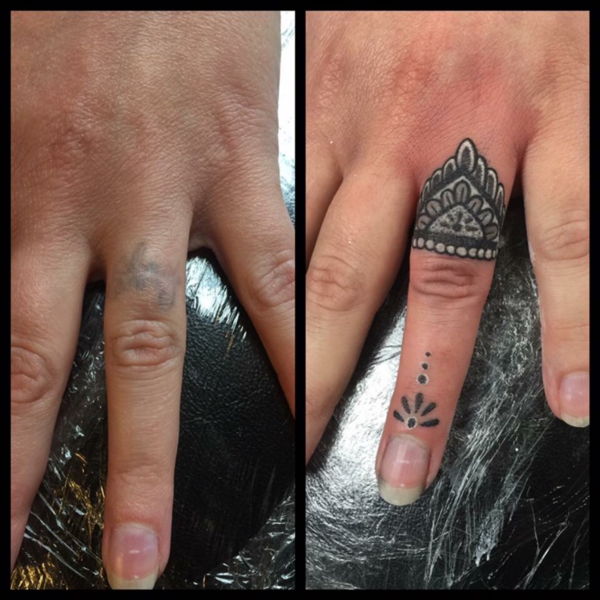 Aggregate 68 Cover Up Tattoo On Ring Finger In Cdgdbentre