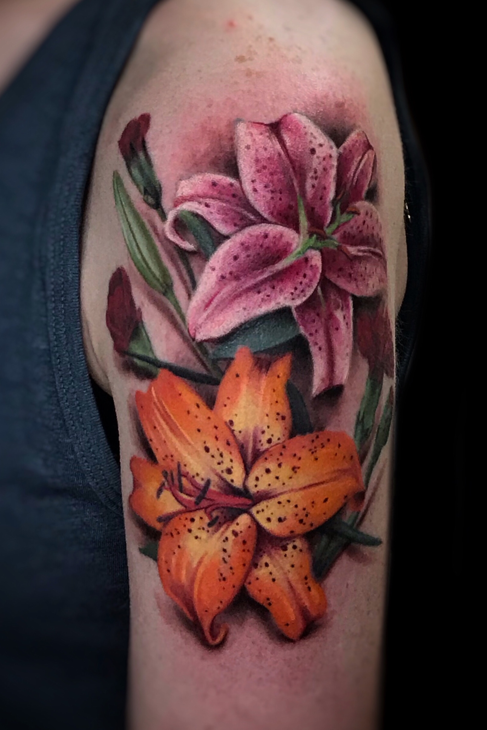 Aggregate 70 Tiger Lily Flower Tattoo In Eteachers