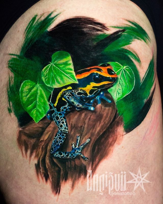 Aggregate More Than 66 Poison Dart Frog Tattoo Best In Cdgdbentre