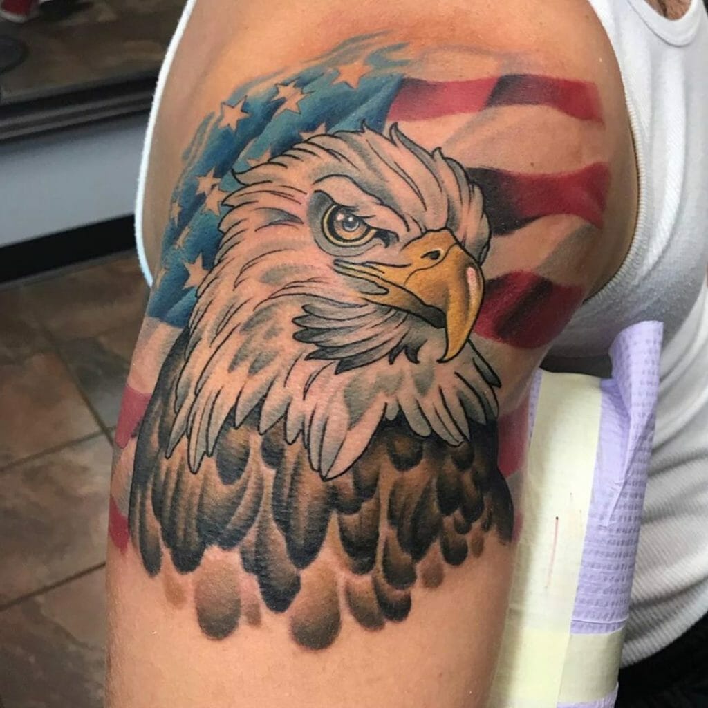 American Bald Eagle Tattoo: Symbol of Freedom and Strength