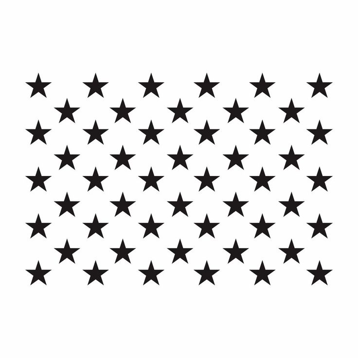 American Flag Stars Stencil American Flag Stars Decal Etsy