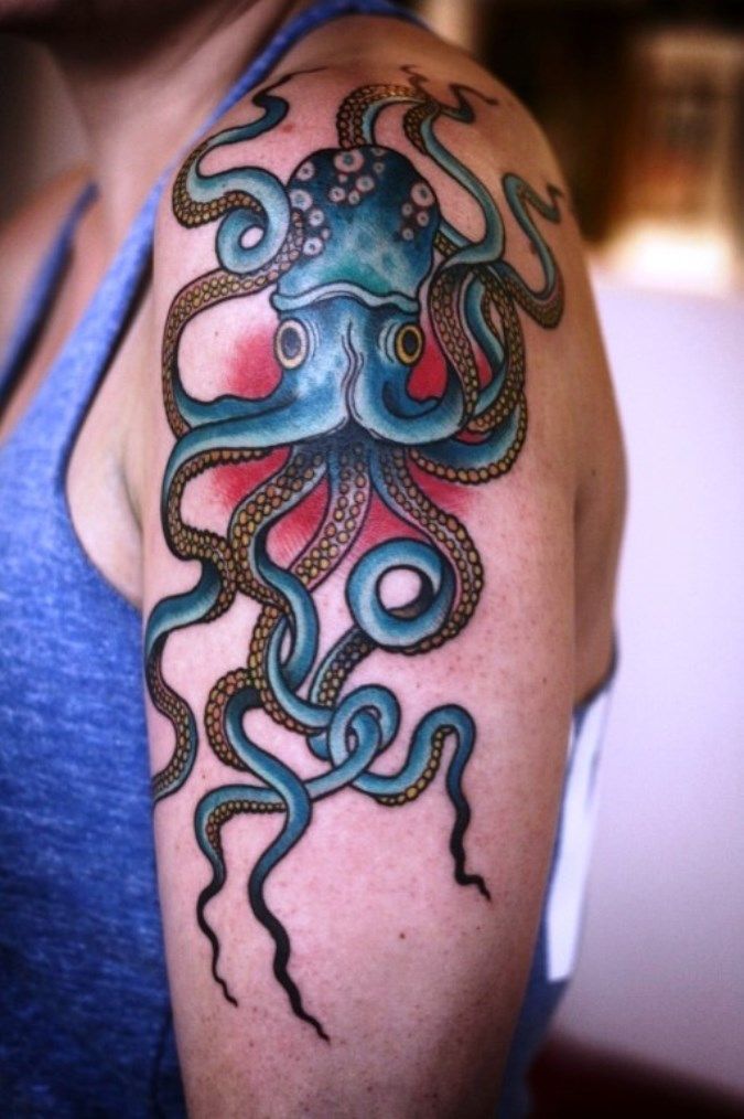 5 Stunning Ideas for American Traditional Octopus Tattoos