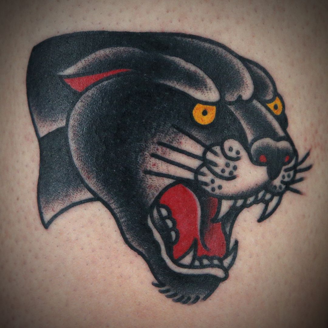 5 Bold Designs for American Traditional Panther Head Tattoos