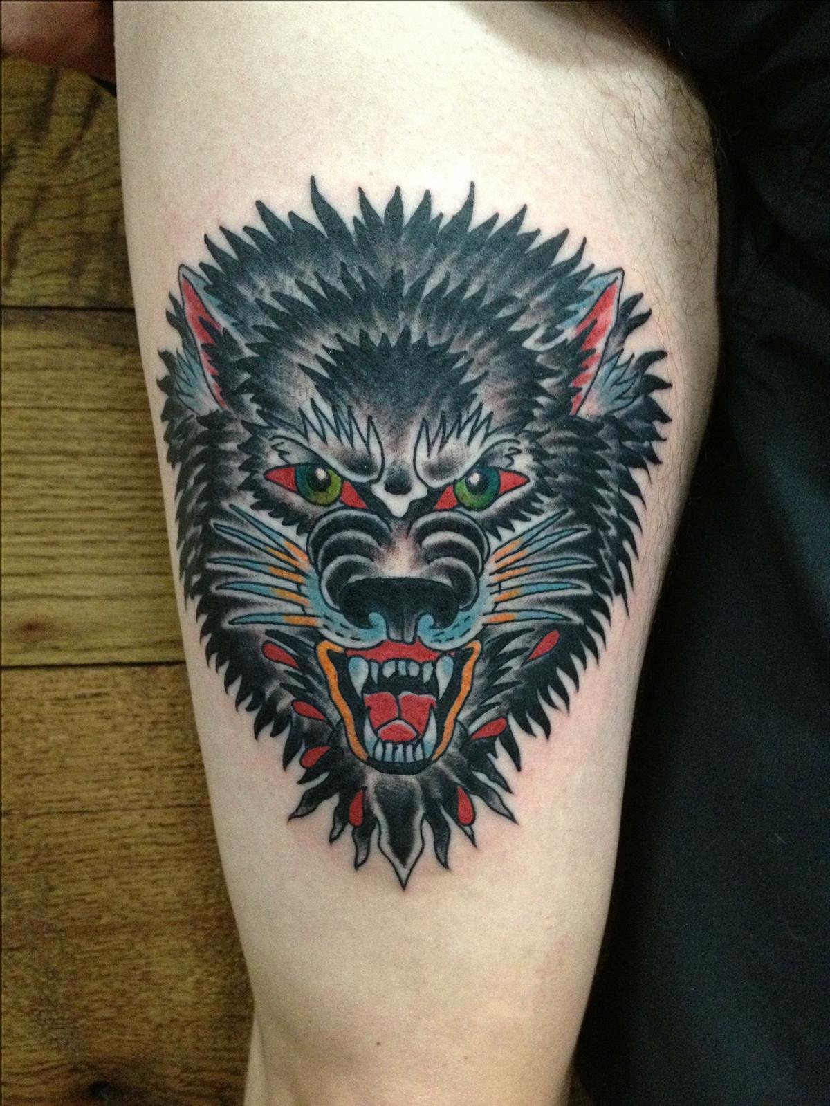 5 Iconic American Traditional Wolf Tattoo Designs