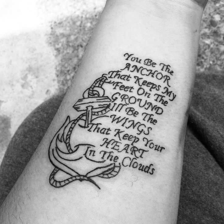 Anchor Quotes Tattoos