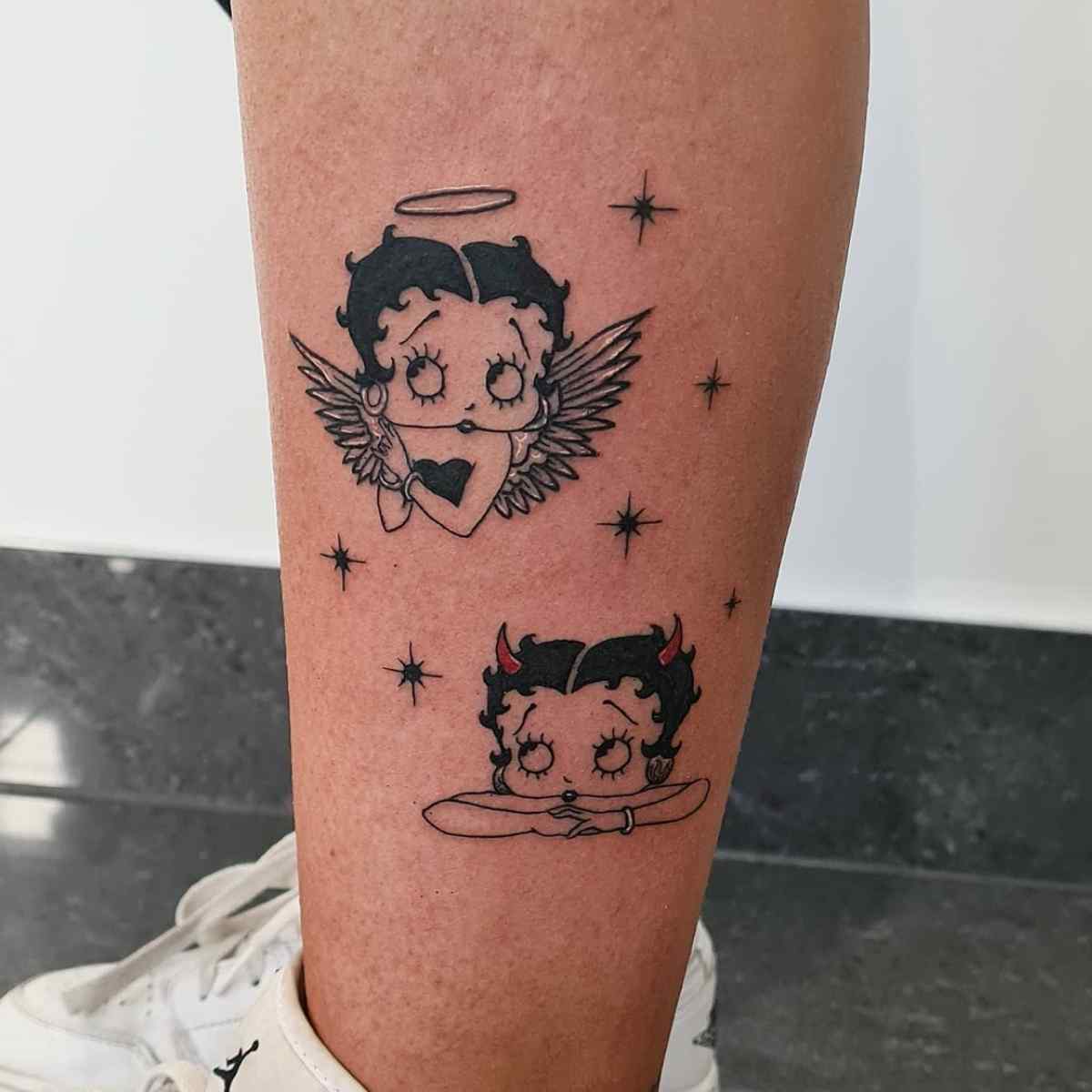 5 Stunning Angel Betty Boop Tattoo Ideas You'll Love